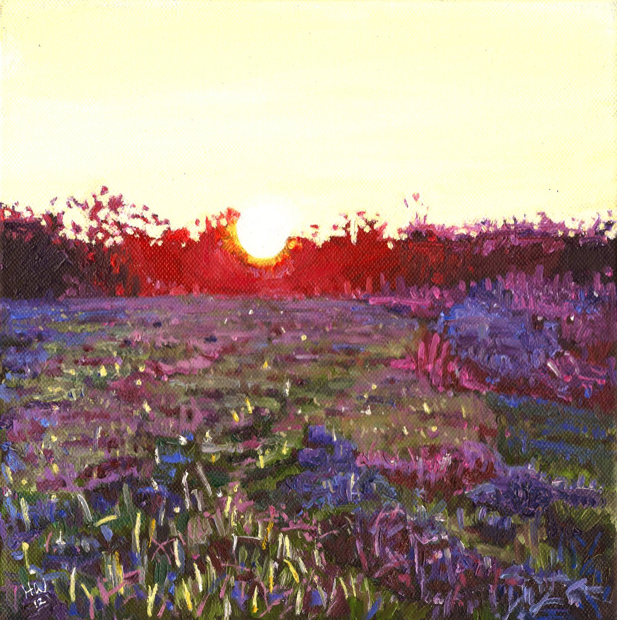 Por do sol de Farley, 2012, de Helen White