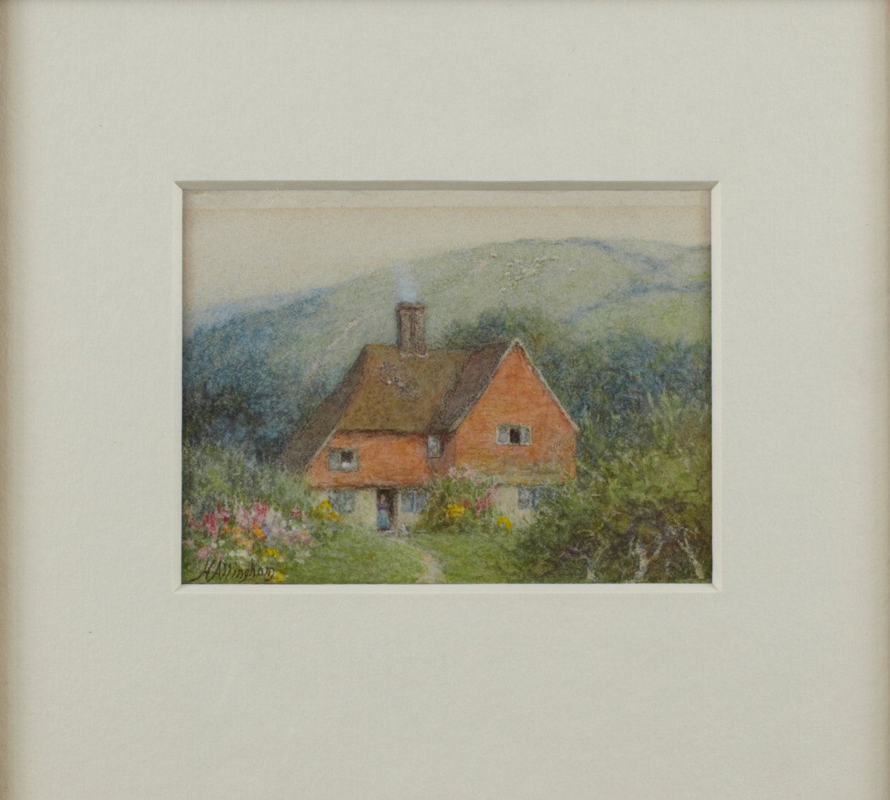 Casa de tijolo de Helen Allingham