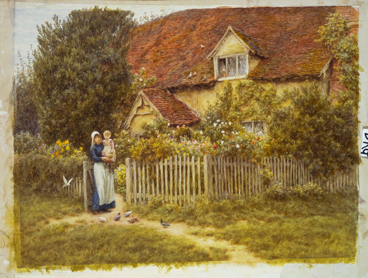 Fazenda East End, Moss Lane, Pinner de Helen Allingham