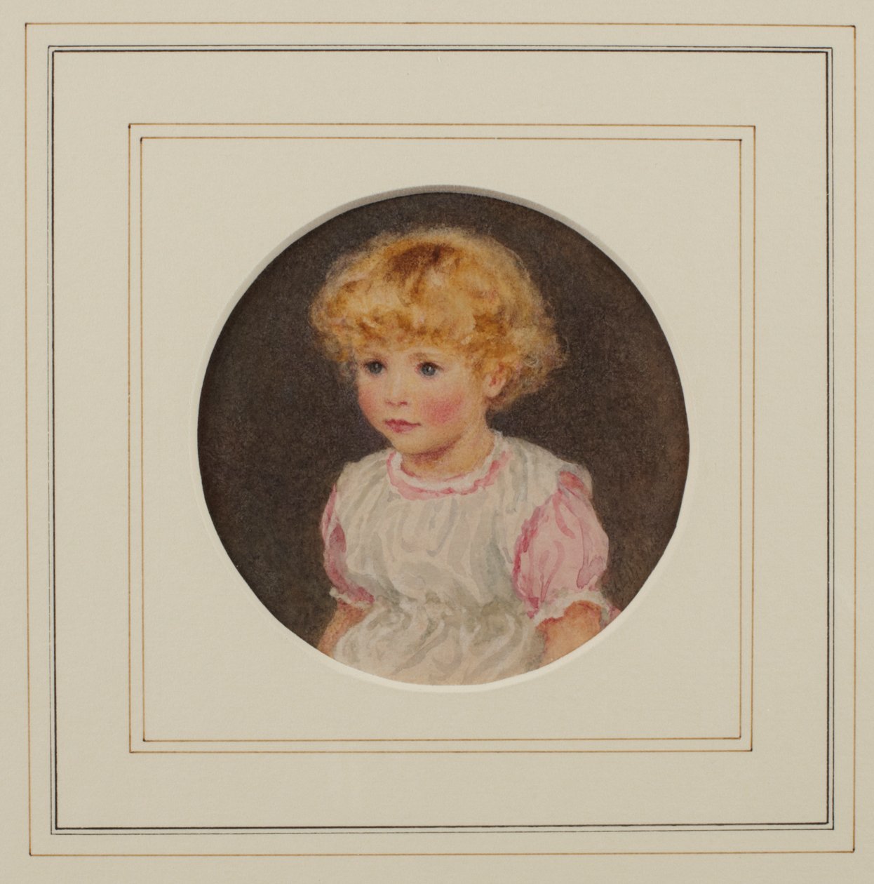 Henry Allingham, 3 anos de idade (aguarela sobre papel) de Helen Allingham