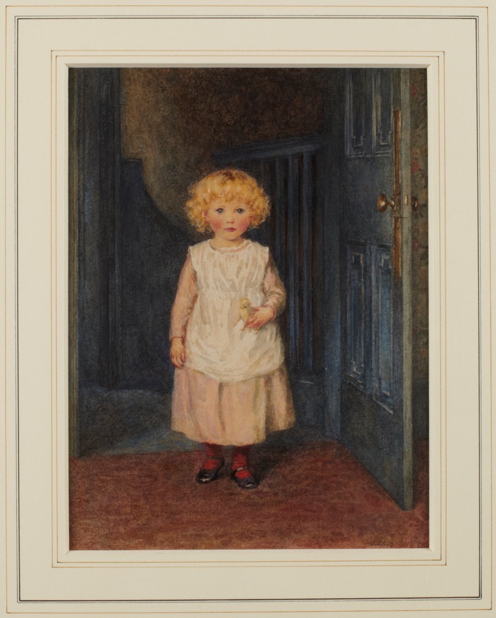 Henry Allingham, 3 anos de idade (aguarela sobre papel) de Helen Allingham