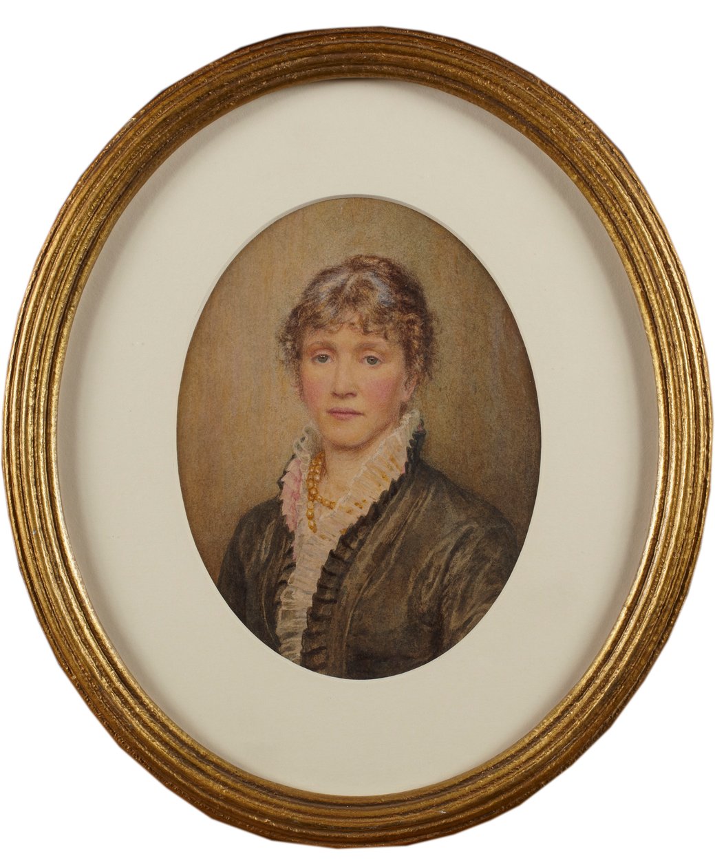 Auto-retrato (aquarela sobre papel) de Helen Allingham