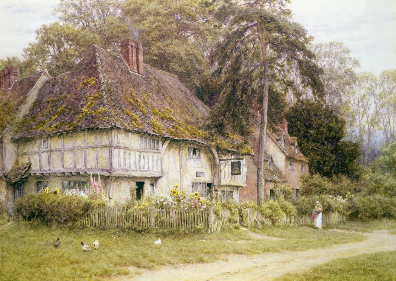 Seis Sinos, Hollingbourne, Kent de Helen Allingham