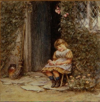 A Boneca Predilecta de Helen Allingham