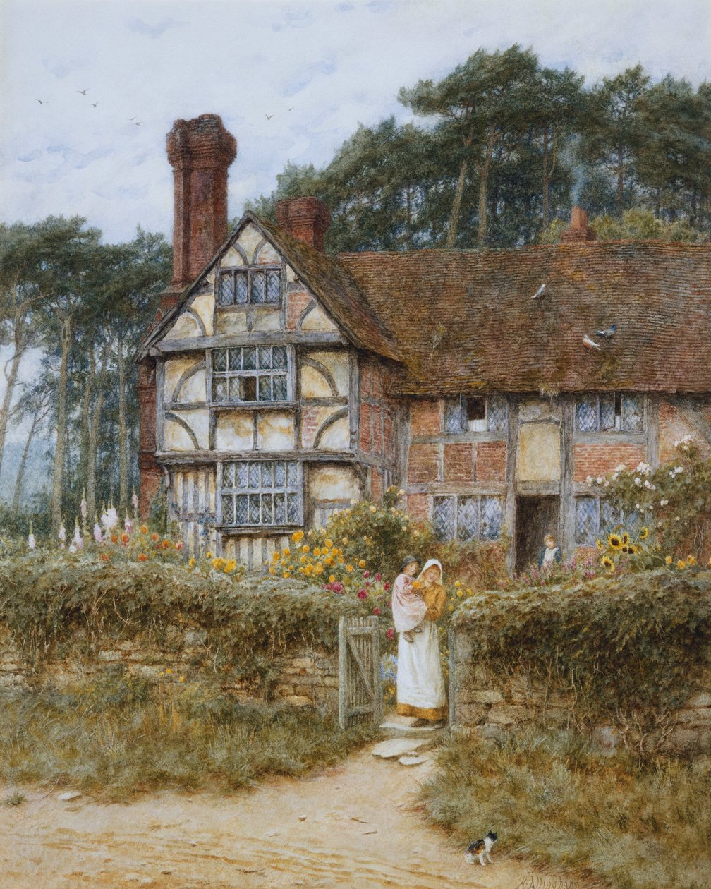 Fazenda Unstead, Godalming de Helen Allingham