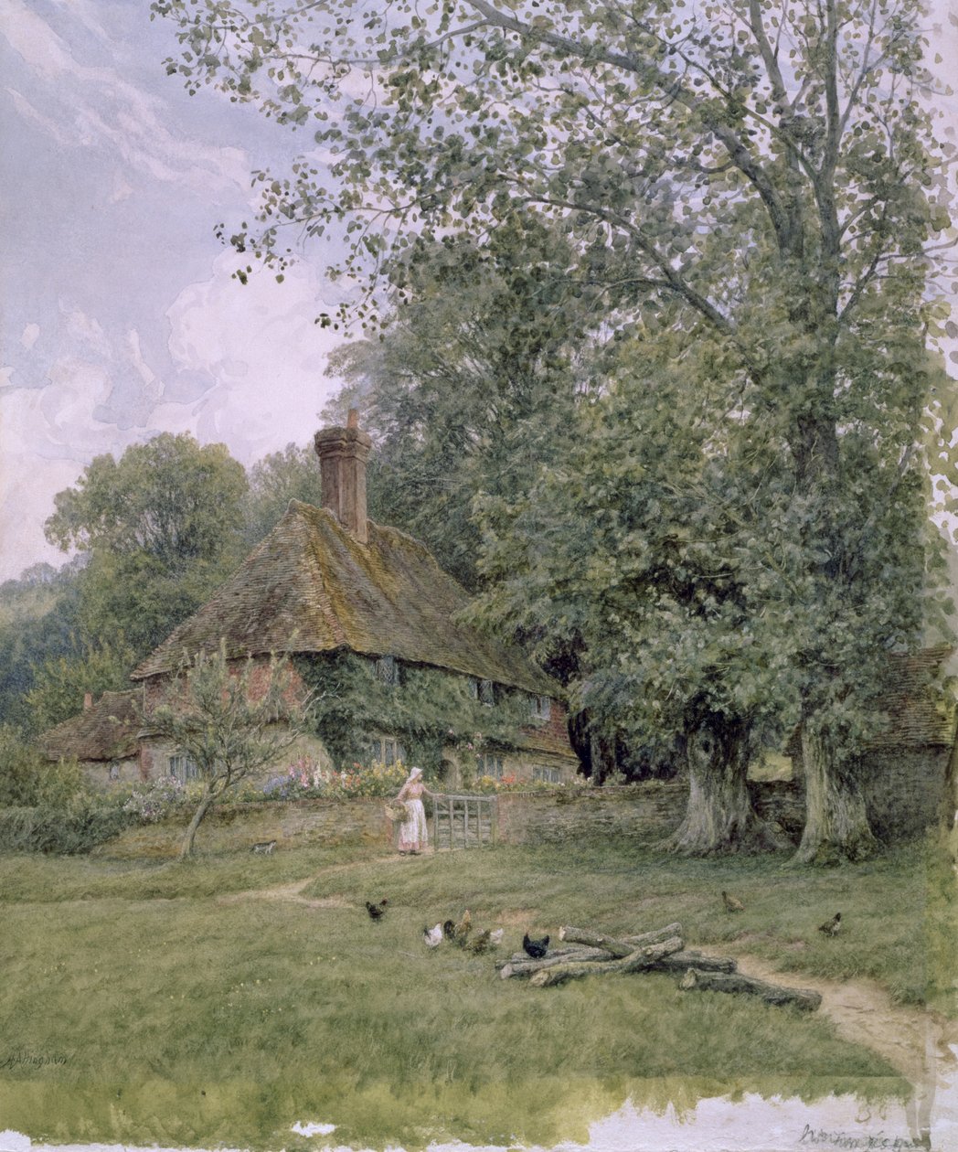 Fazenda Valewood, 1891 de Helen Allingham