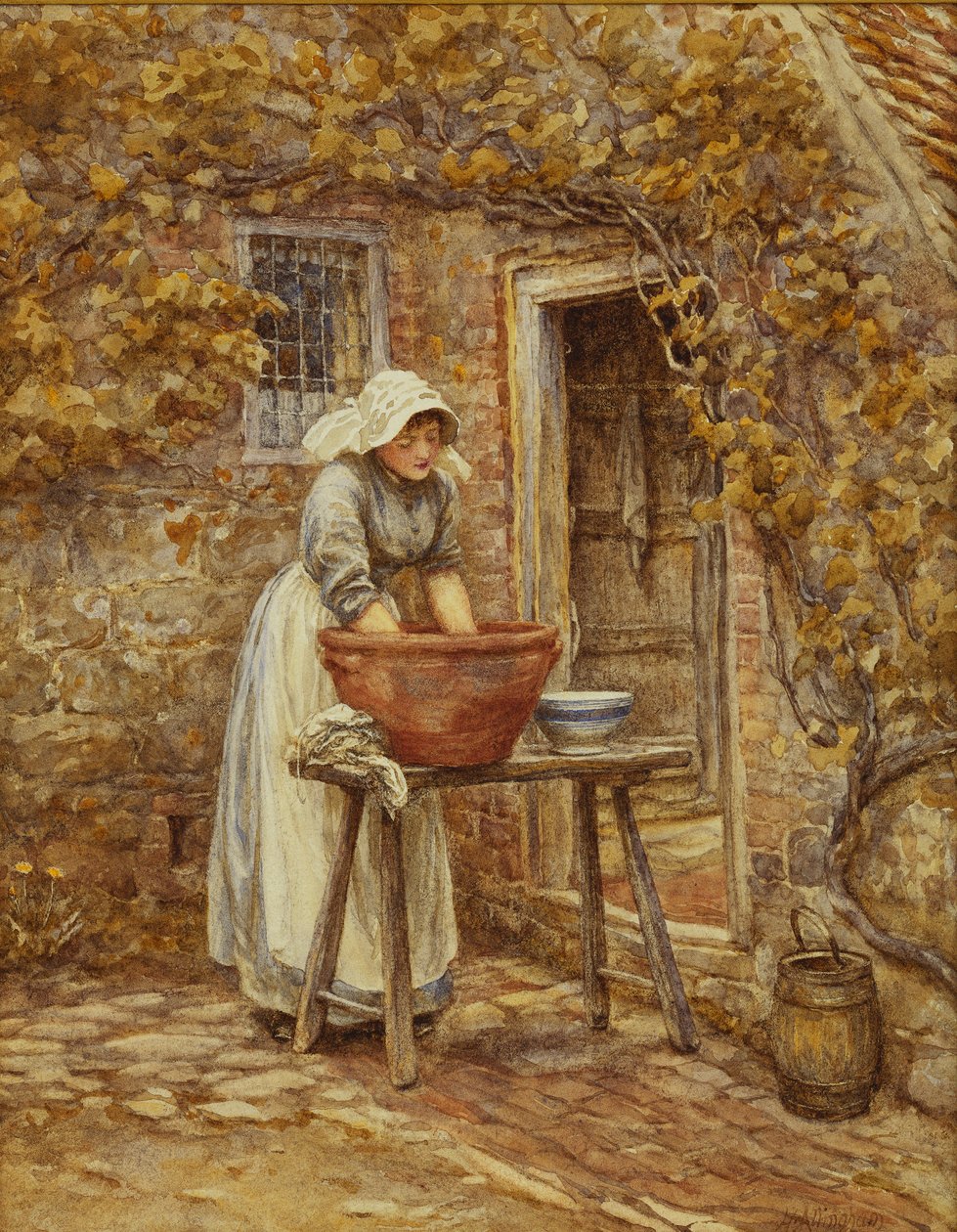 Dia da Lavagem, de Helen Allingham
