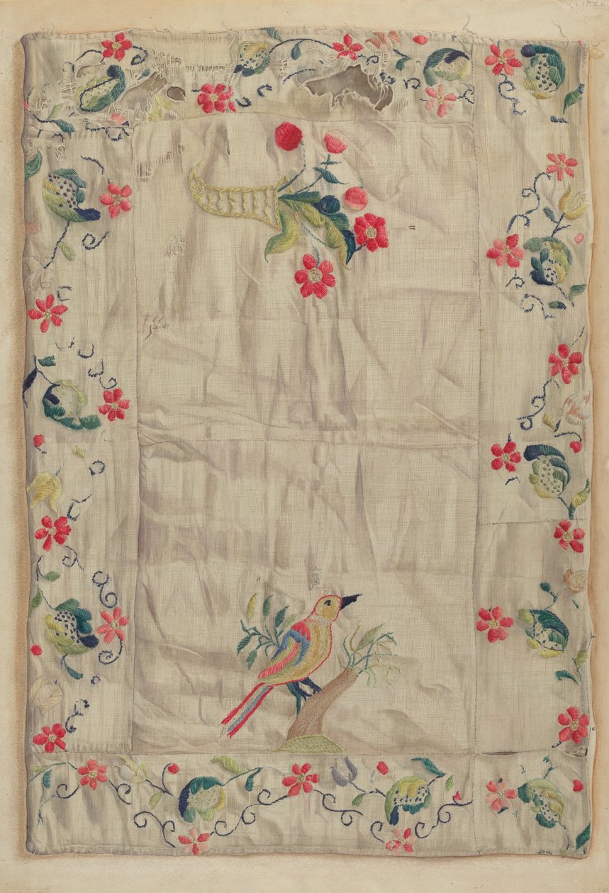 Bordado Crewel, c. 1937. de Helen E. Gilman