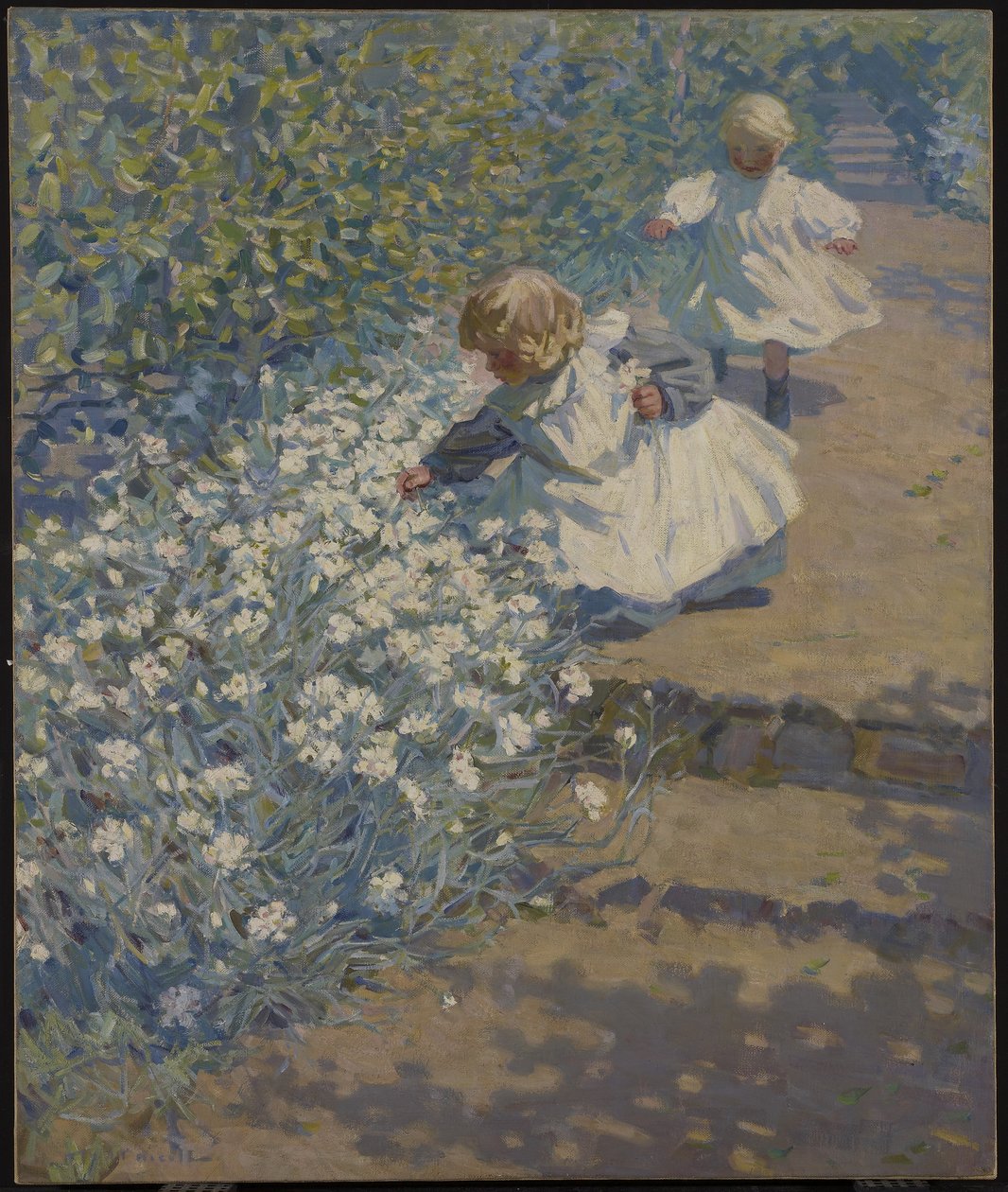 Colhendo Flores, c.1912 de Helen Galloway McNicholl