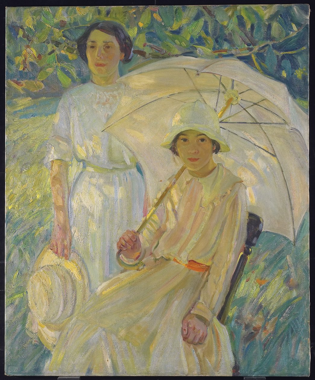 Pára-sol branco  2, c.1912 de Helen Galloway McNicholl