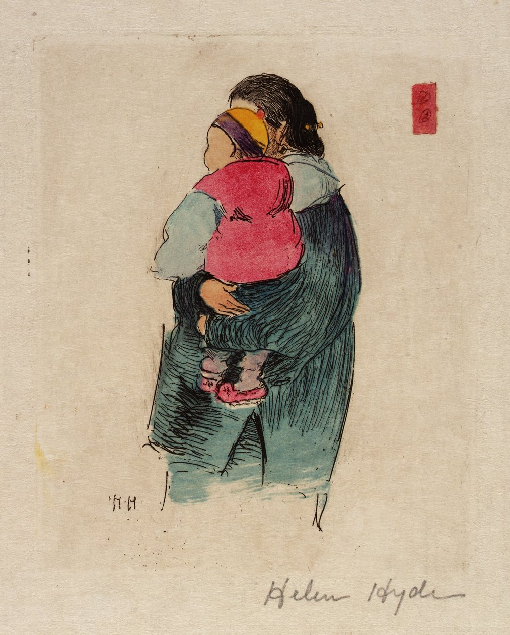 Mãe e filho de Helen Hyde