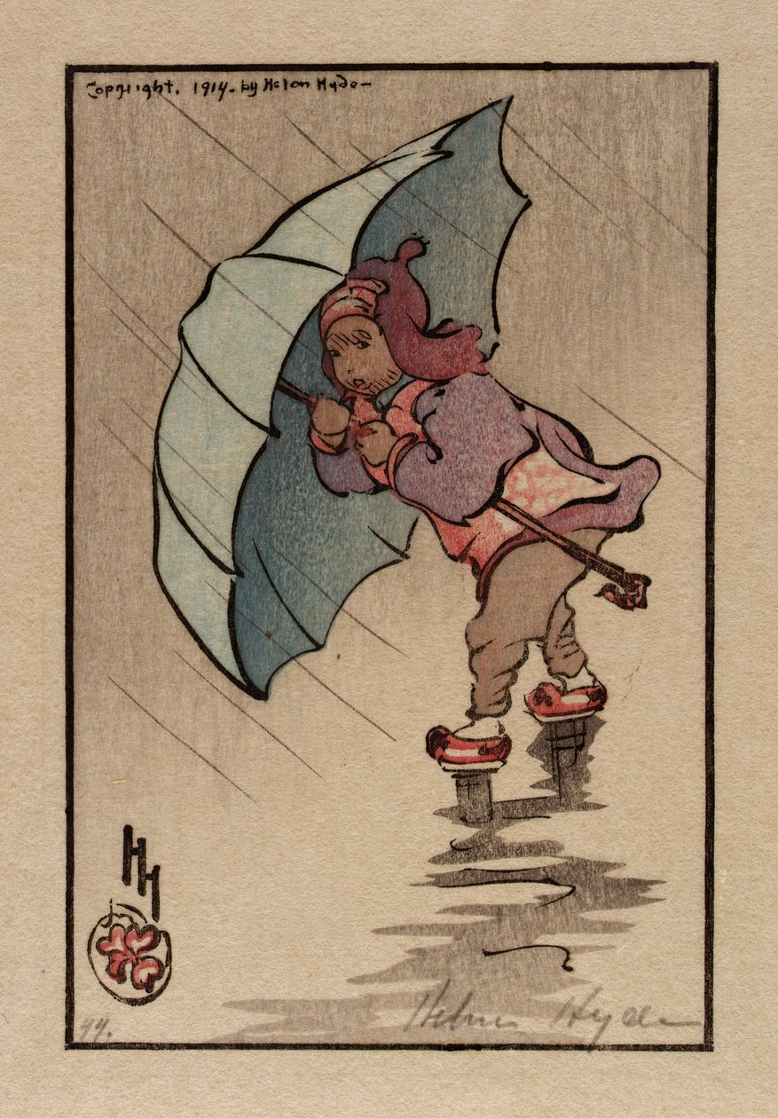 O guarda-chuva azul de Helen Hyde