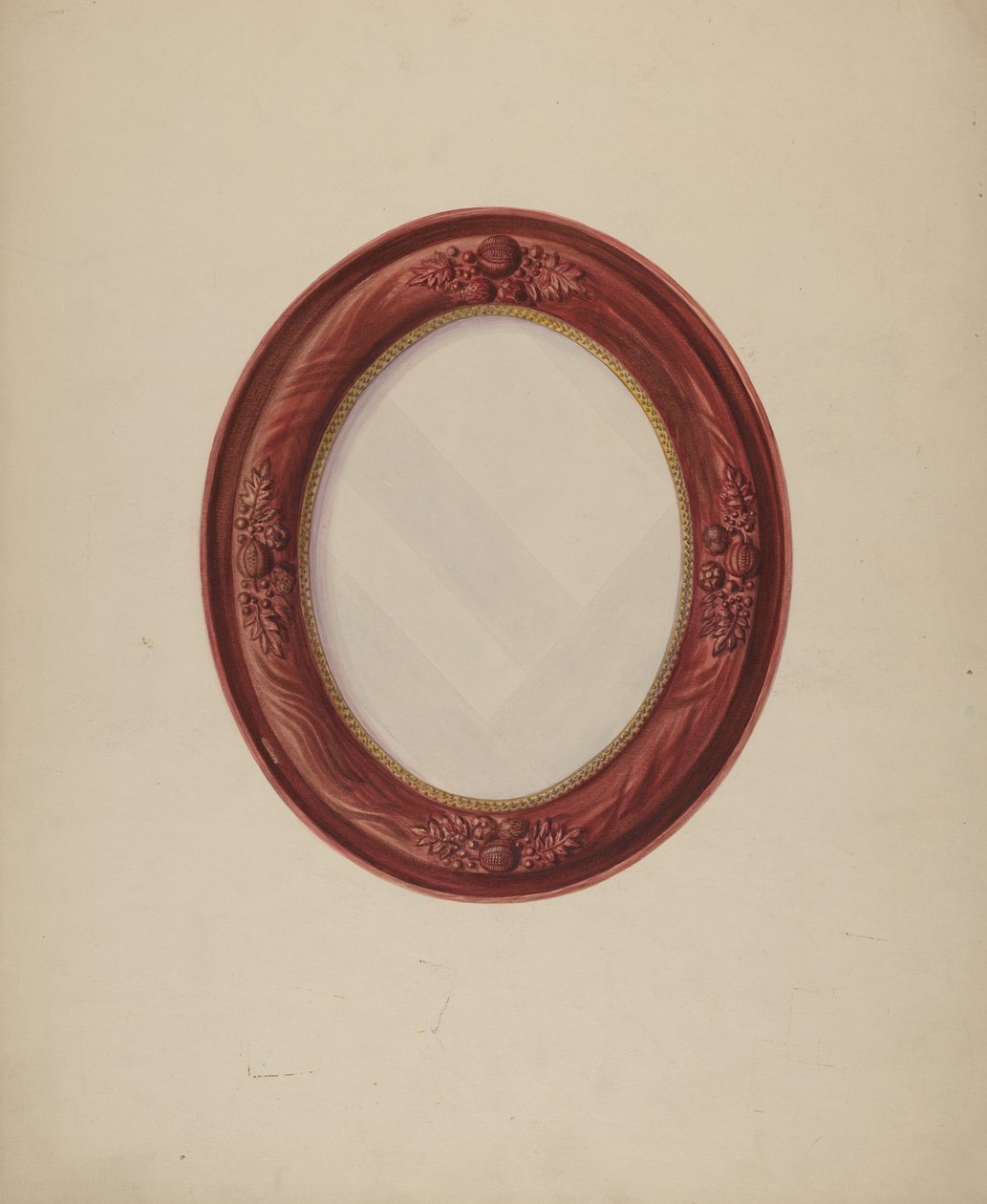 Porta-retrato elíptico de Helen McCollum