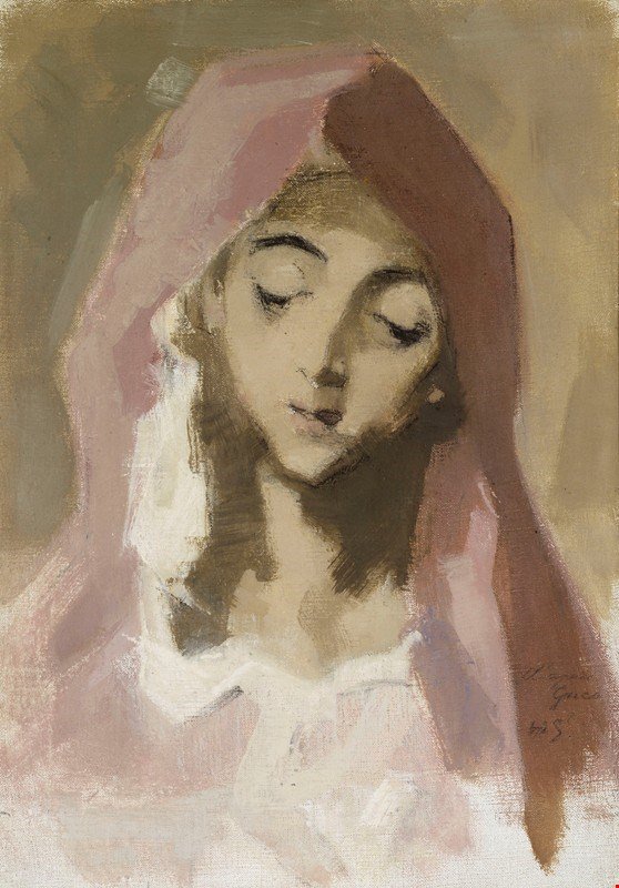 Madonna de la Charité, The Grecon mukaannPortuguês: Madonna de la Charite, depois de The GreconSvenska: Madonna de la Charite, depois de The Grecon de Helene Schjerfbeck