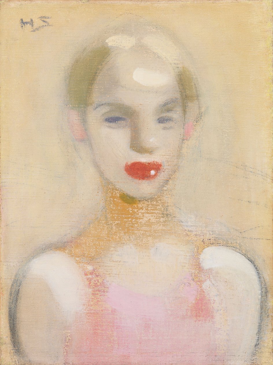 Garota do Circo, 1916. de Helene Schjerfbeck