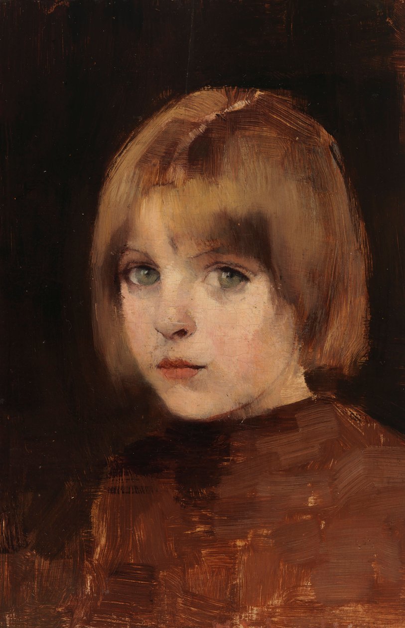 Cabeça de uma rapariga de Helene Schjerfbeck