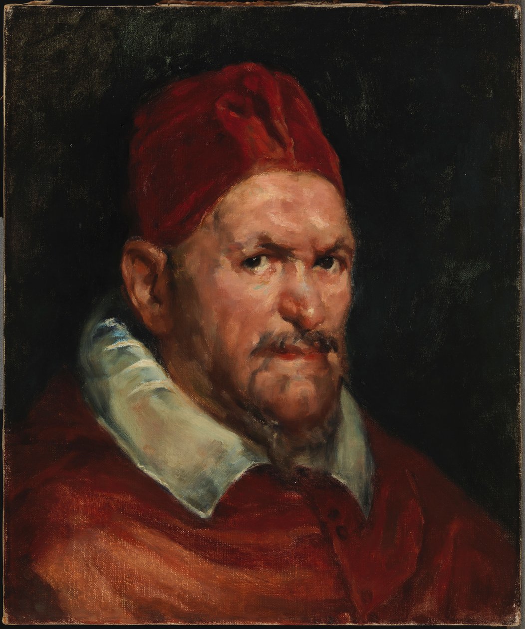 Retrato do Papa Inocêncio X, cópia inspirada em Velázquez de Helene Schjerfbeck
