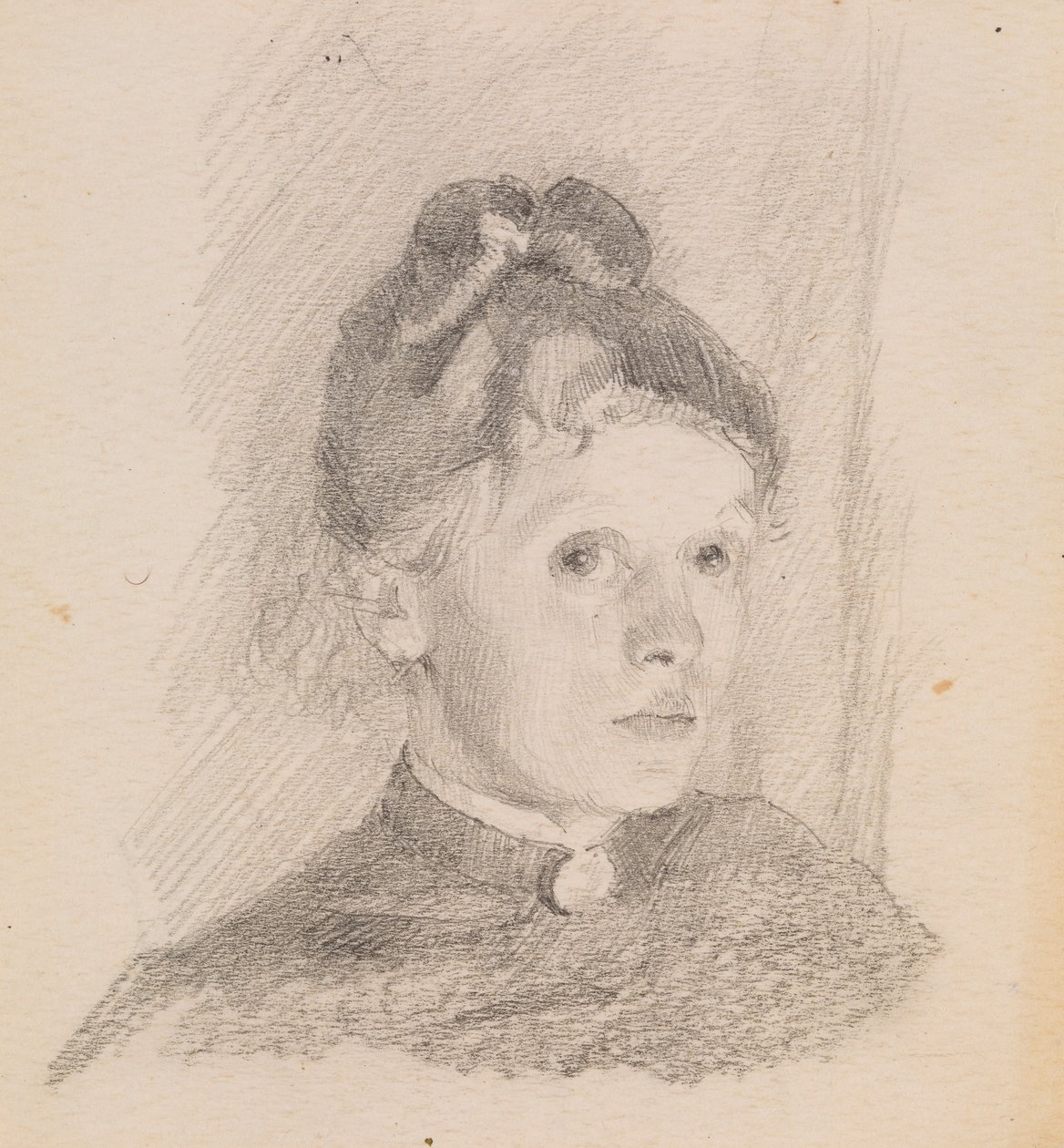 Auto-retrato, 1880-1884. de Helene Schjerfbeck
