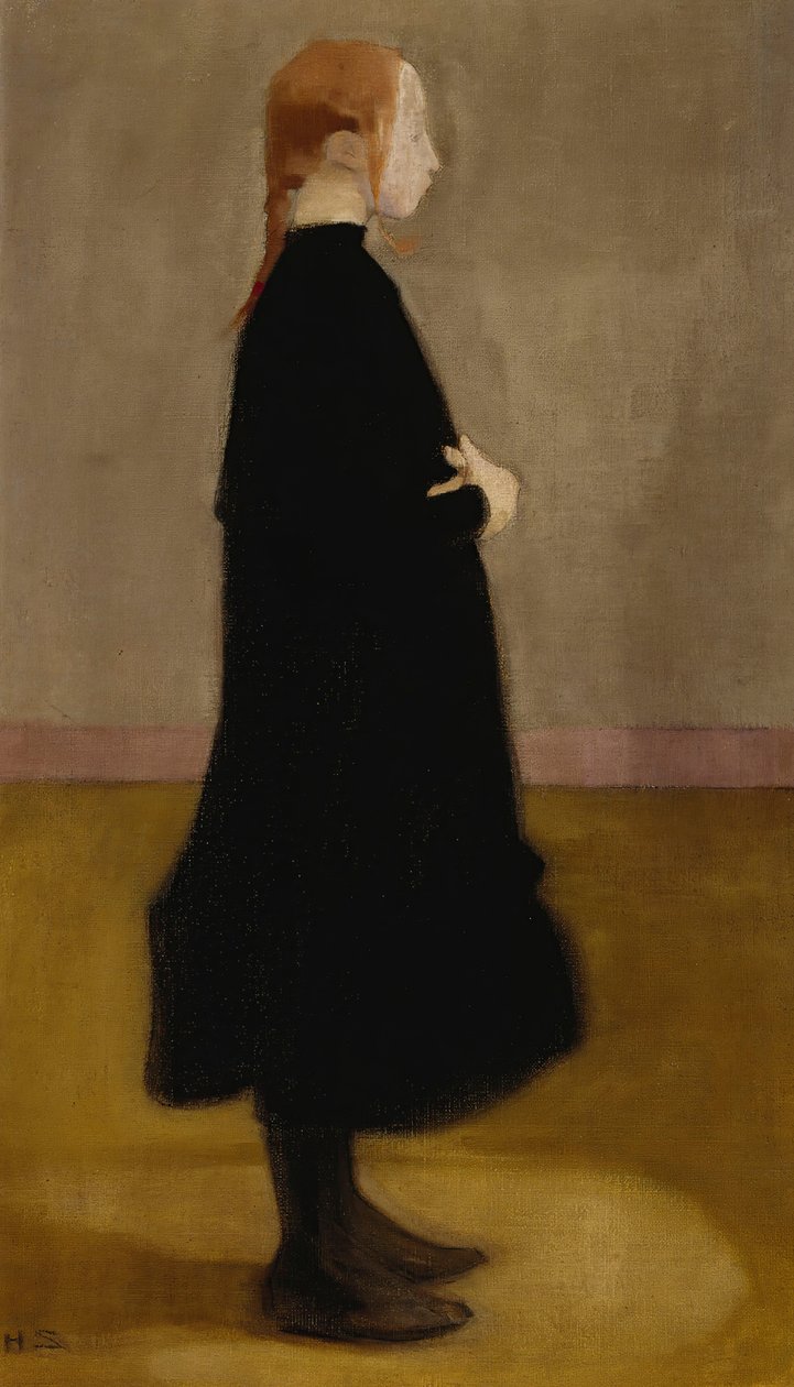 A menina da escola II de Helene Schjerfbeck