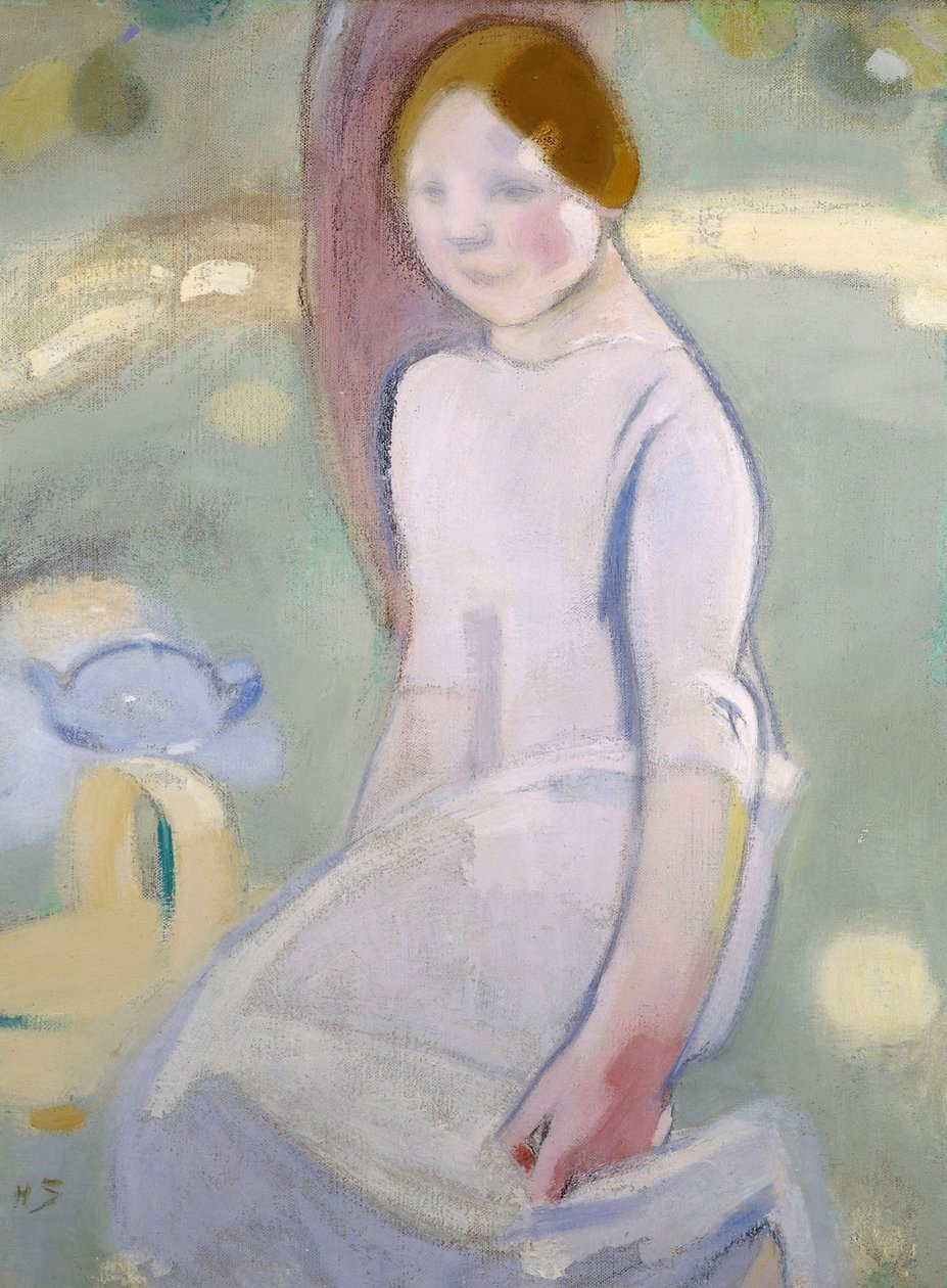 Sob o Linden, 1911. de Helene Schjerfbeck