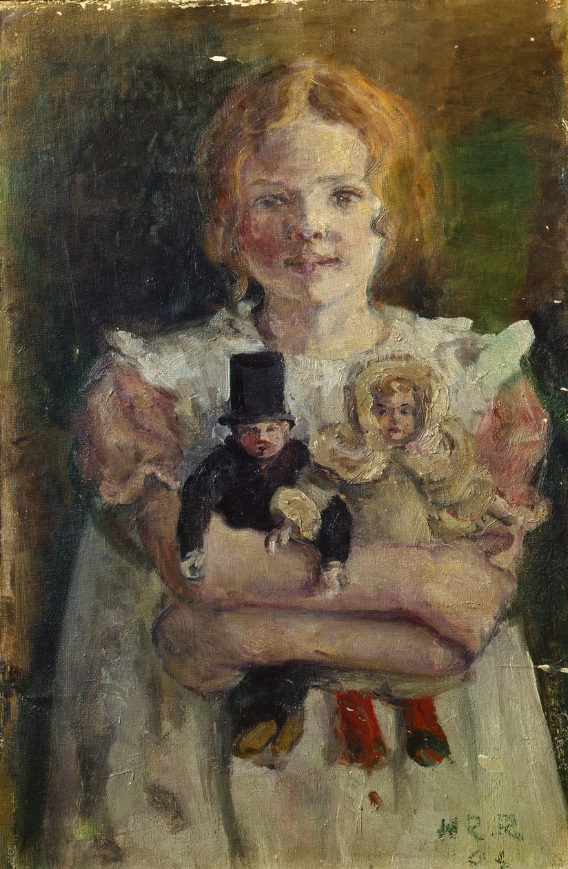 Retrato de Borghild de Helga Ring Reusch