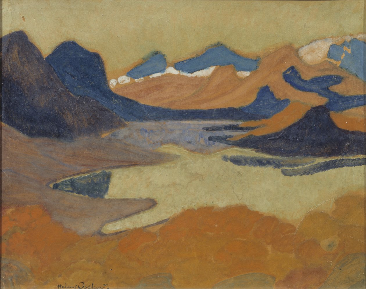 A caminho de Stora Sjöfallet de Helmer Osslund