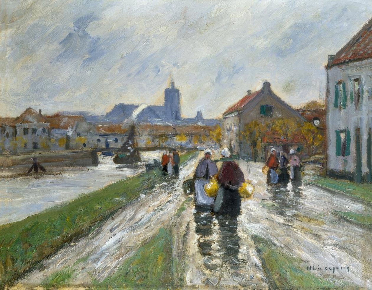 Canal na Holanda de Helmuth Liesegang