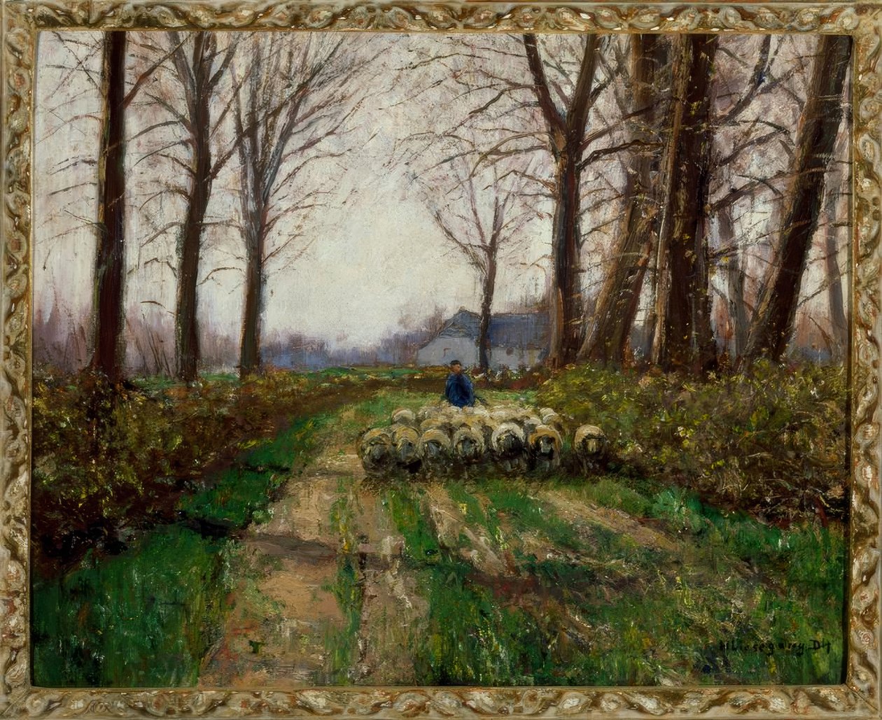 rebanho de ovelhas de Helmuth Liesegang