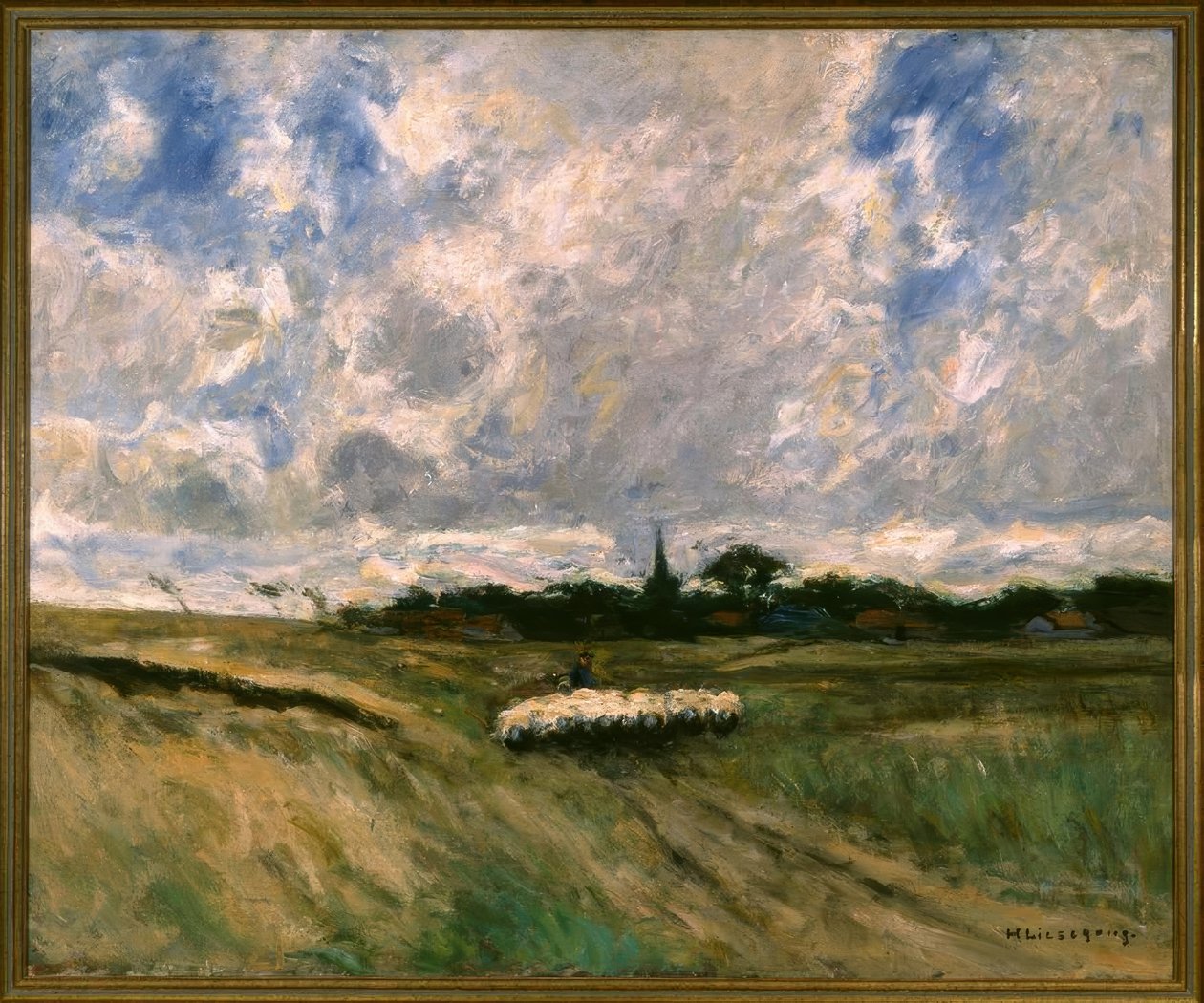 rebanho de ovelhas de Helmuth Liesegang