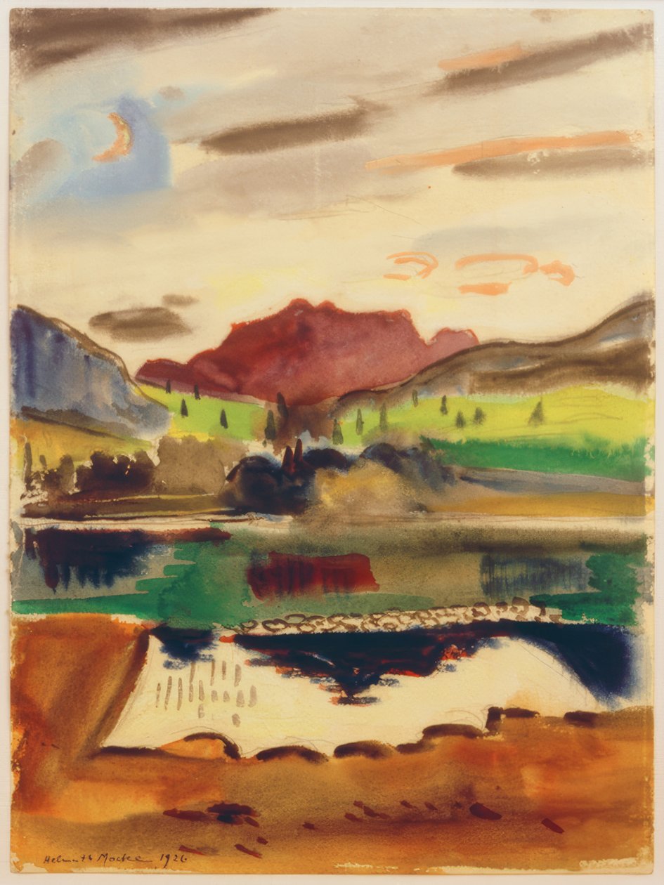 Paisagem, 1926 de Helmuth Macke