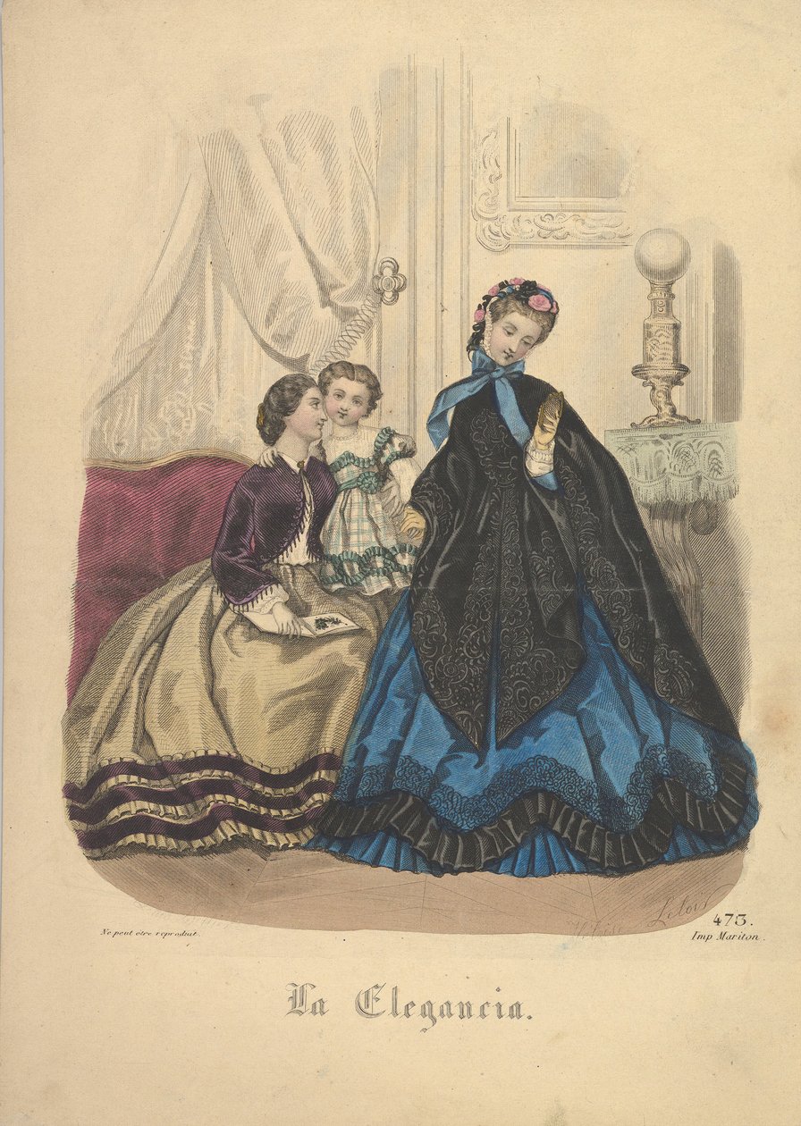 Número 473 de La Elegancia Barcelona, século XIX. de Heloise Leloir