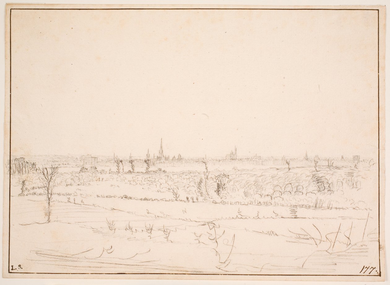 Paisagem com vista para Bordeaux de Hem