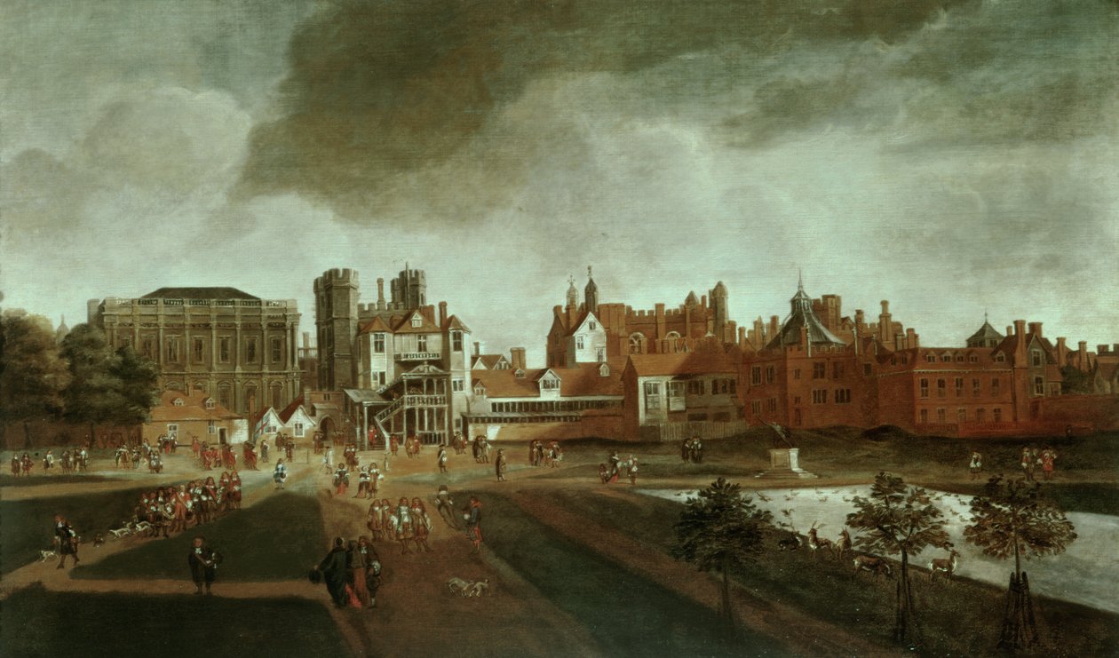 Palácio de Whitehall e Parque de St. James de Hendrick Danckerts