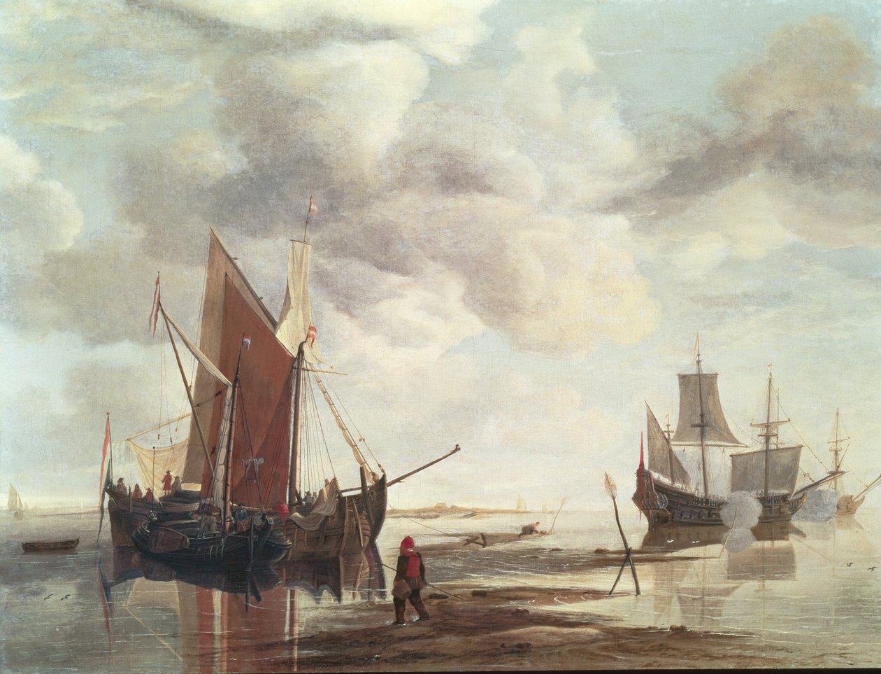 Mar calmo de Hendrick Dubbels