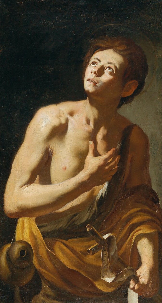O jovem São João Batista de Hendrick de Somer