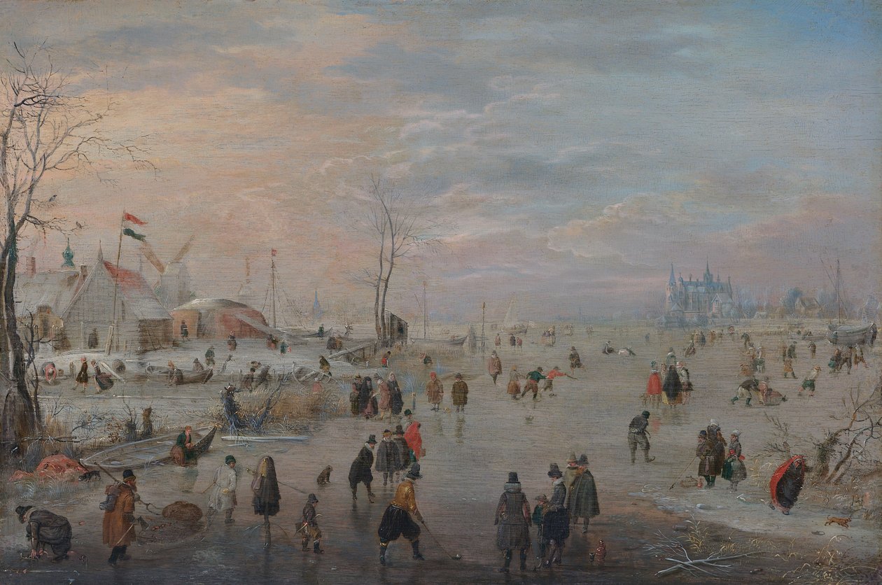 Apreciar o gelo de Hendrick Avercamp
