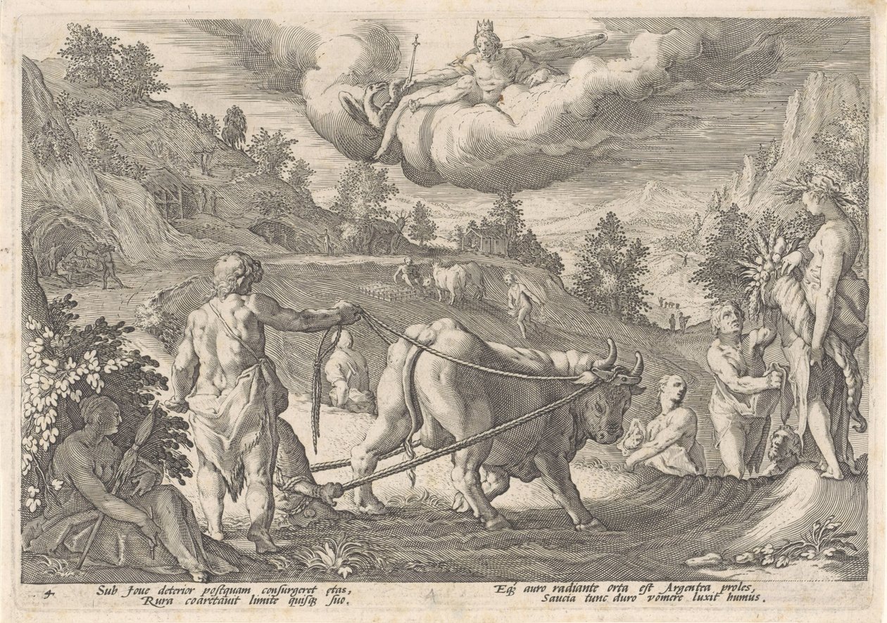 A Idade da Prata
Metamorfoses por Ovid (título da série) de Hendrick Goltzius (workshop of)