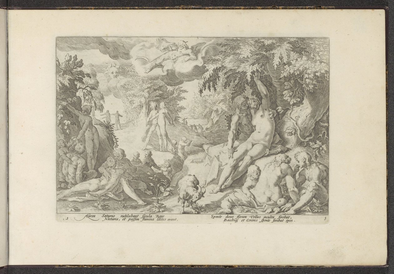 Era de ouro Metamorfoses de Ovídio (título da série) Recriações de P. Ovidius Naso (título da série) de Hendrick Goltzius (workshop of)