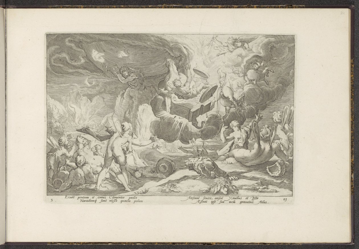 Queda de Phaëthon
Metamorfoses de Ovid (título da série)
Recriações de P. Ovidius Naso (título da série) de Hendrick Goltzius (workshop of)