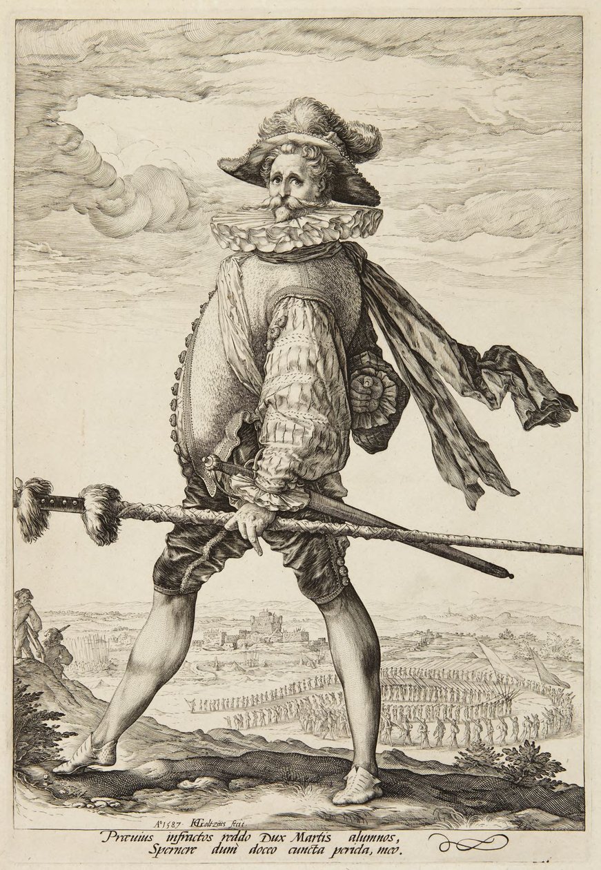 Um capitão de infantaria de Hendrick Goltzius