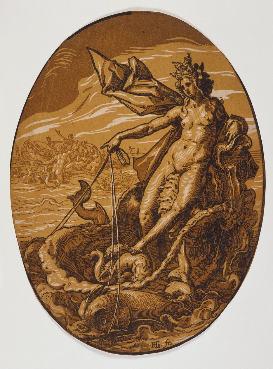 Anfitrite de Hendrick Goltzius