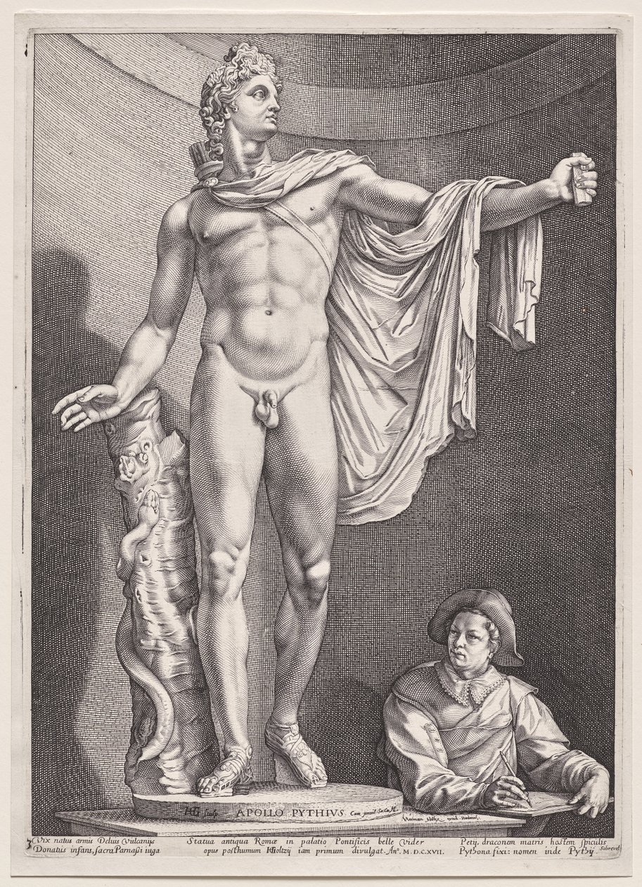 Apolo do Belvedere de Hendrick Goltzius