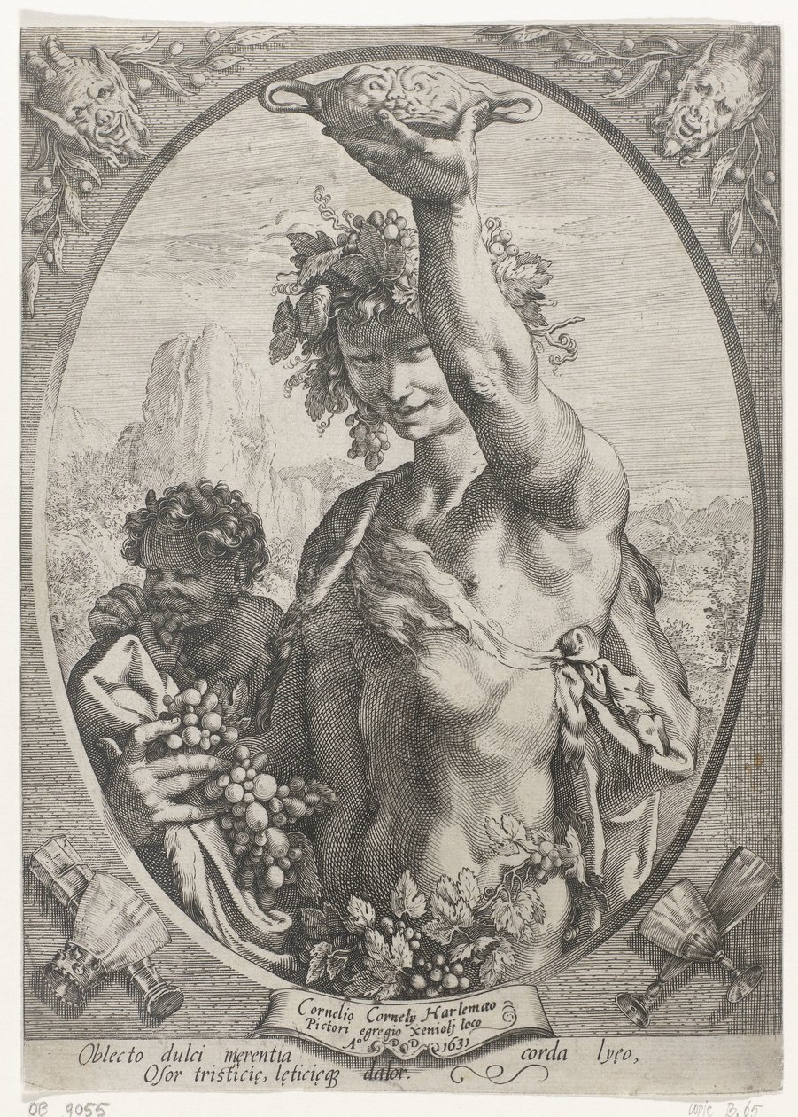 Baco de Hendrick Goltzius