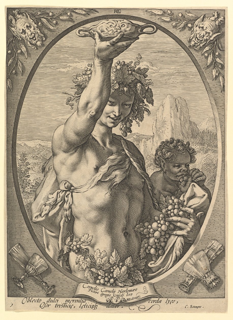 Baco de Hendrick Goltzius