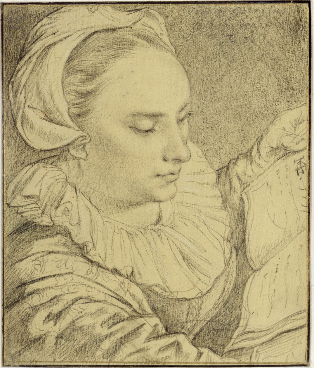 Retrato de Sophia Drebbel, irmã de Hendrick Goltzius de Hendrick Goltzius