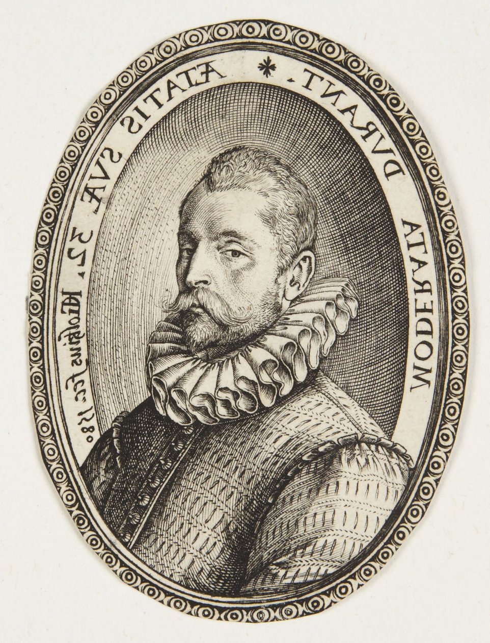 Busto de um homem virado para a esquerda de Hendrick Goltzius