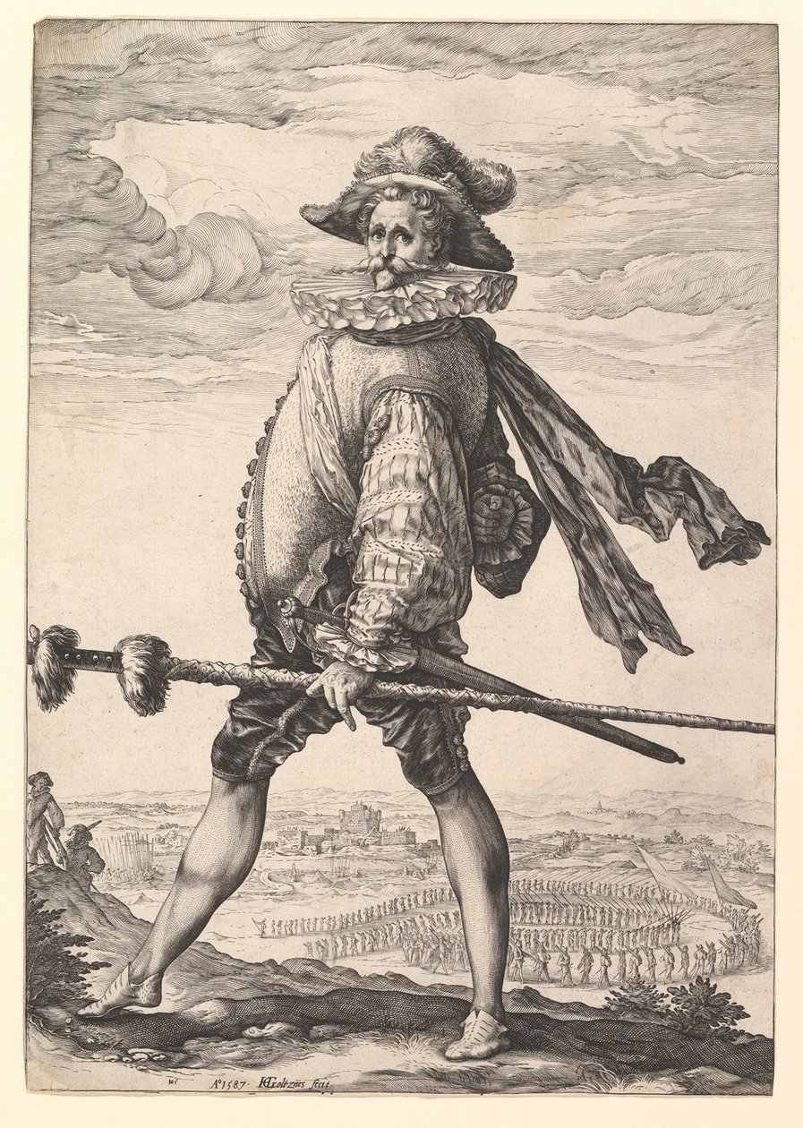 Capitão de infantaria de Hendrick Goltzius