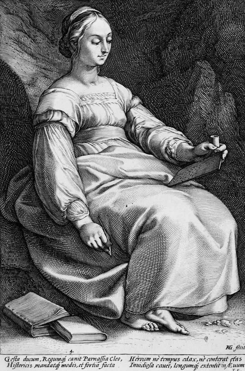 Clio de Hendrick Goltzius