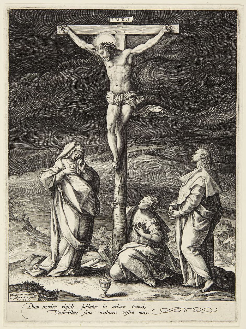Crucificação de Hendrick Goltzius