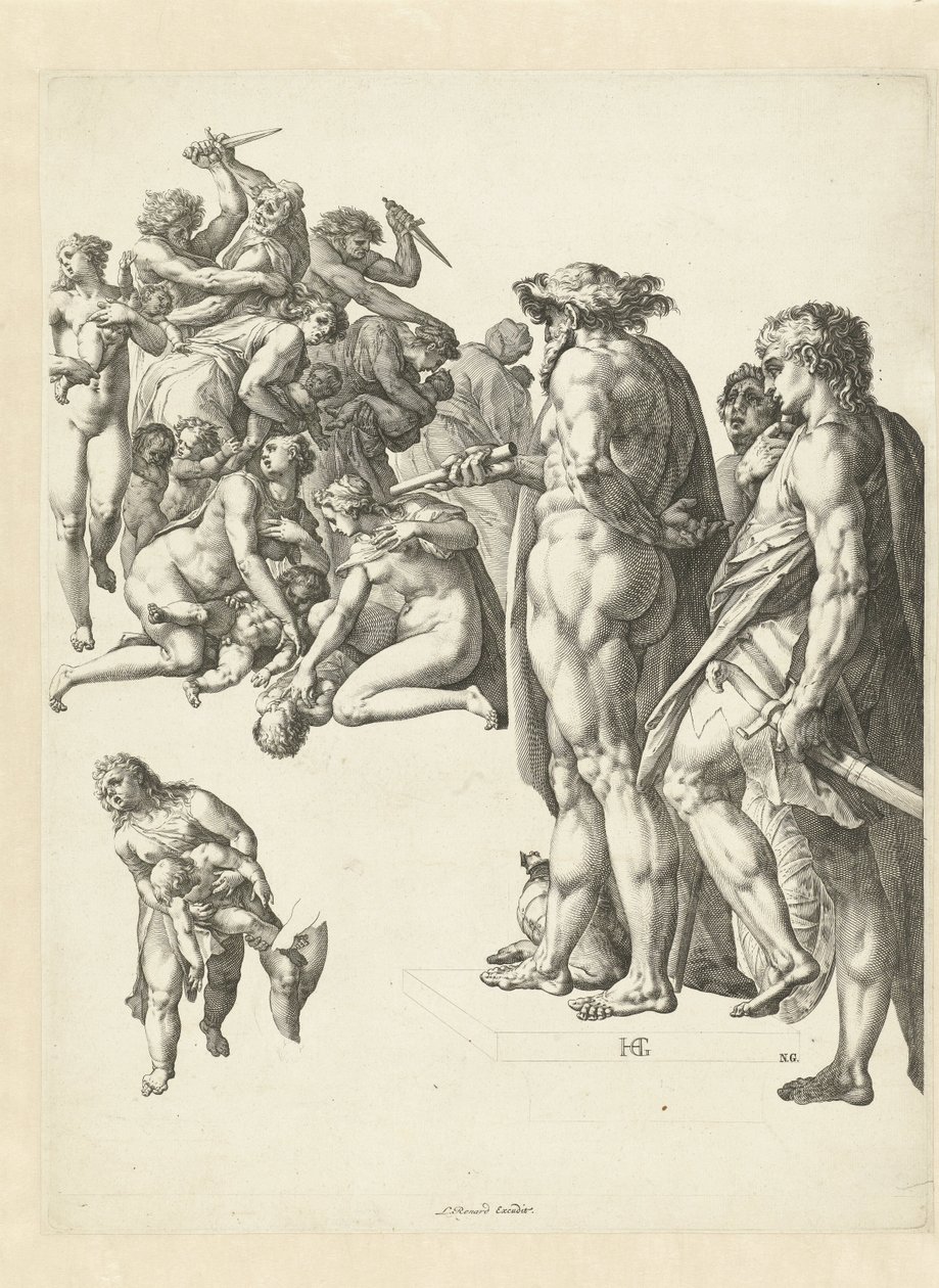 O Infanticídio em Belém de Hendrick Goltzius